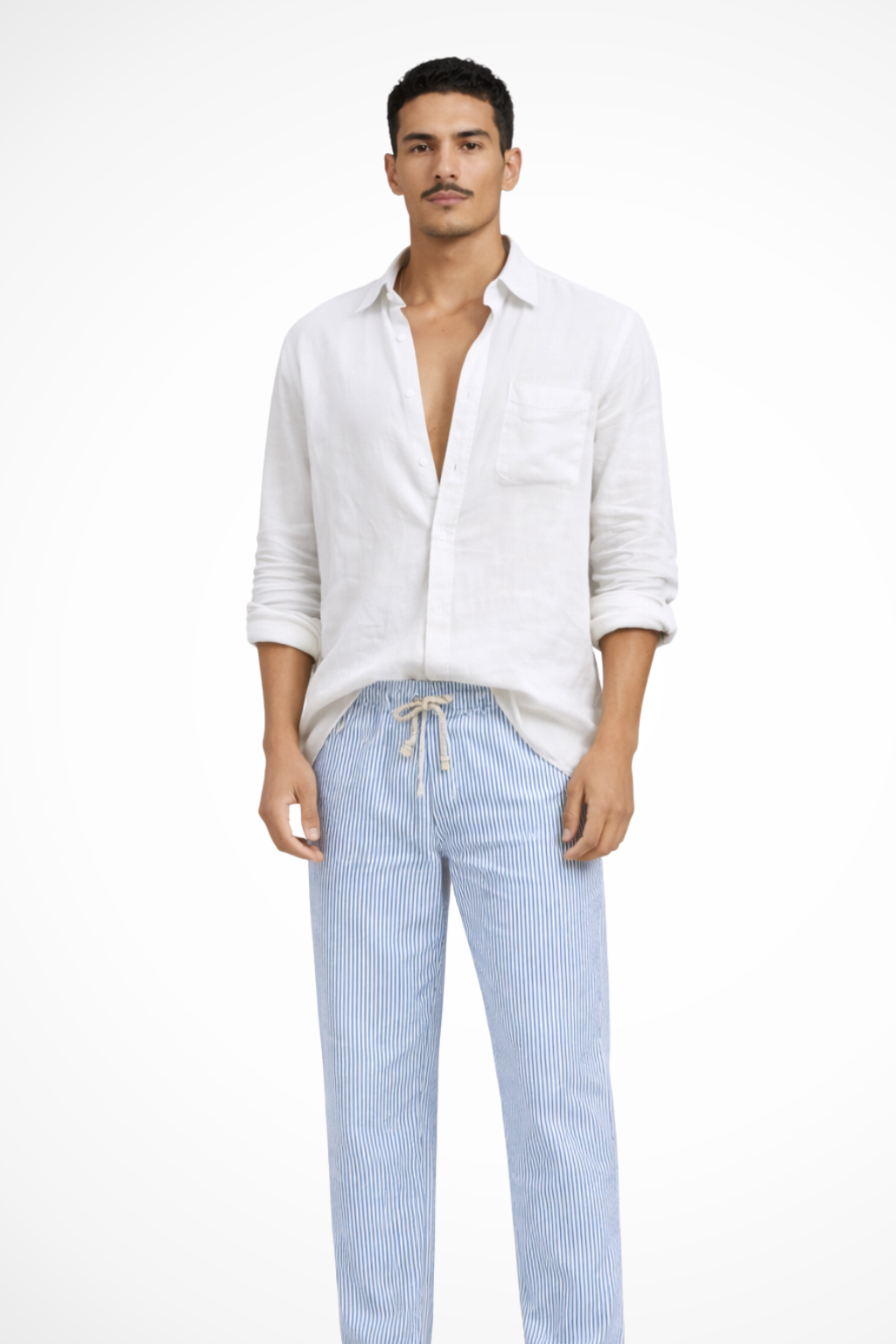Marcus | Men's Casual Linen Button Down Shirt