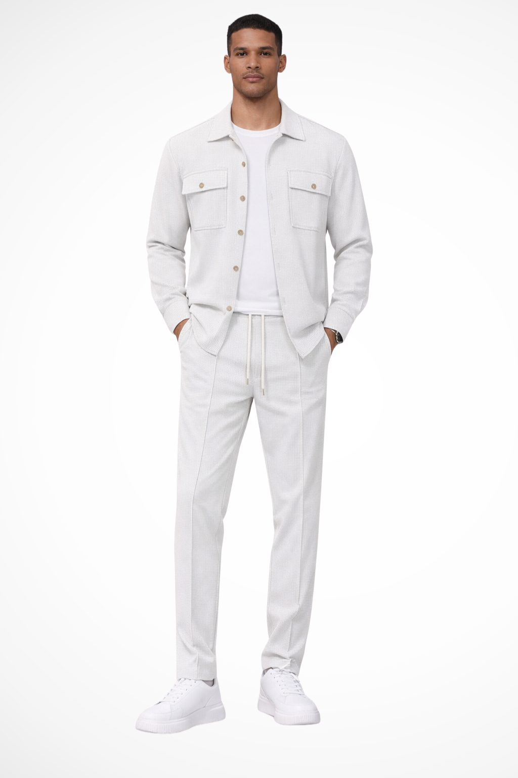 Marcus | Men's Casual Overshirt Two Piece Set