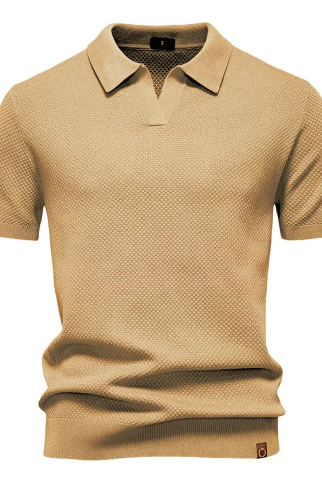 Theodore | Men's Classic Textured Knit Polo