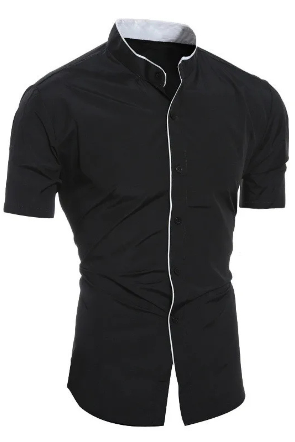 Marcus | Men's Classic Stand Collar Button Down Shirt