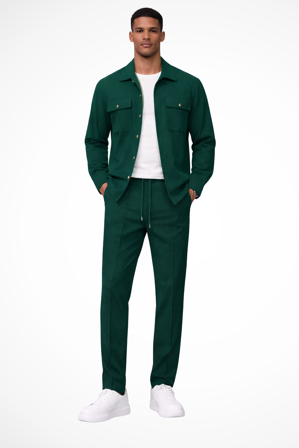 Marcus | Men's Casual Overshirt Two Piece Set