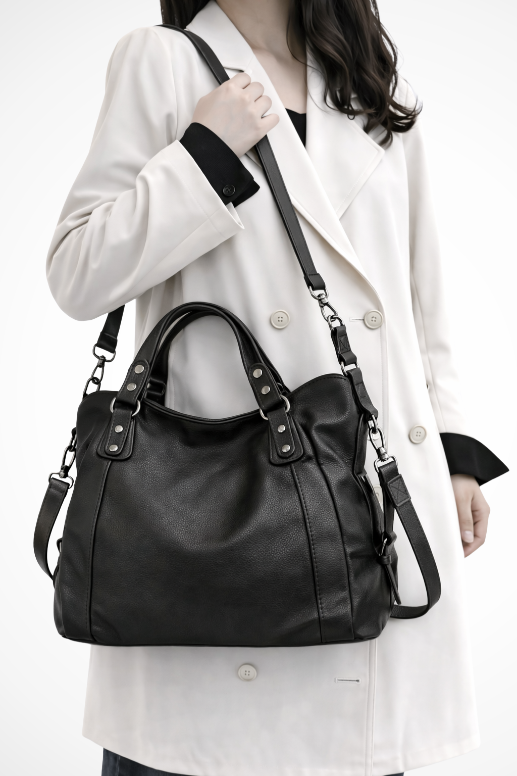 Clarissa | Studded Convertible Shoulder Bag