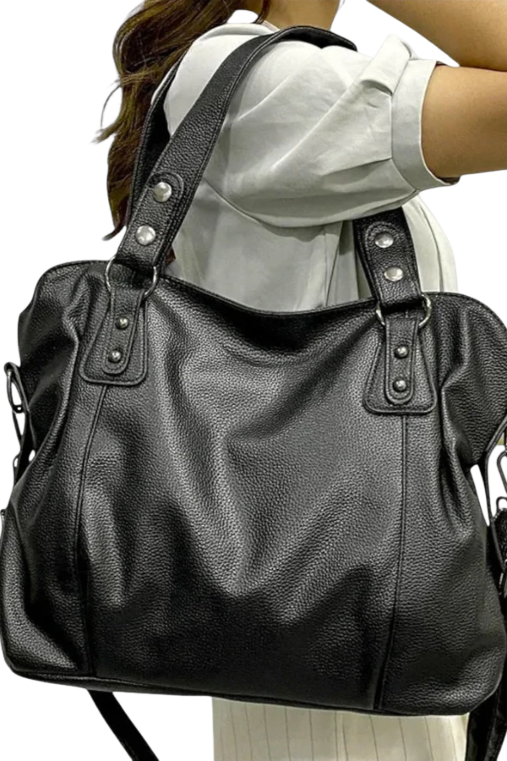 Clarissa | Studded Convertible Shoulder Bag