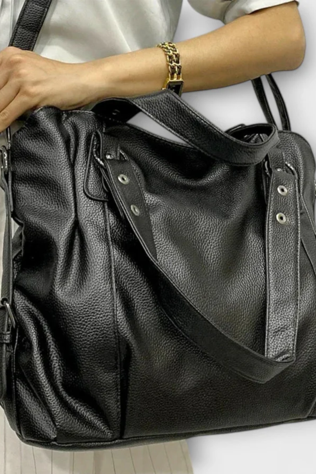 Clarissa | Studded Convertible Shoulder Bag
