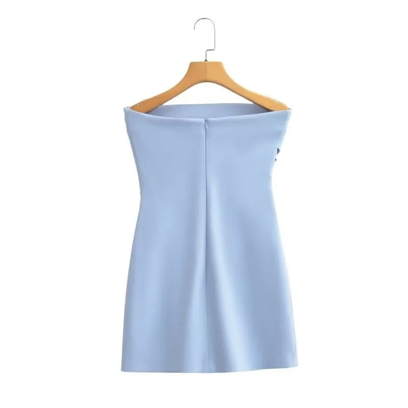 Clarissa | Elegant Strapless Bodycon Mini Dress