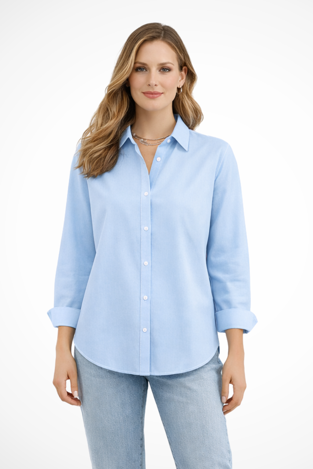 Claribel | Elegant Classic Button Front Shirt