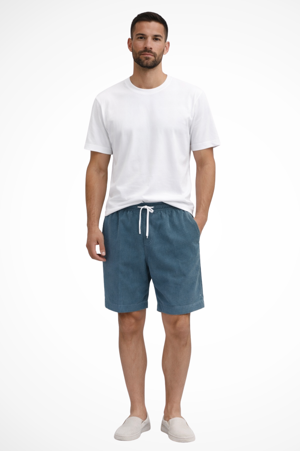 Benedict | Men's Relaxed Drawstring Corduroy Shorts