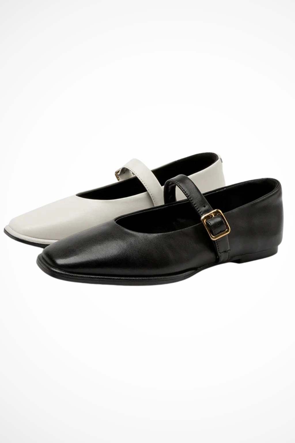 Seraphina | Elegant Square Toe Mary Jane Ballet Flats