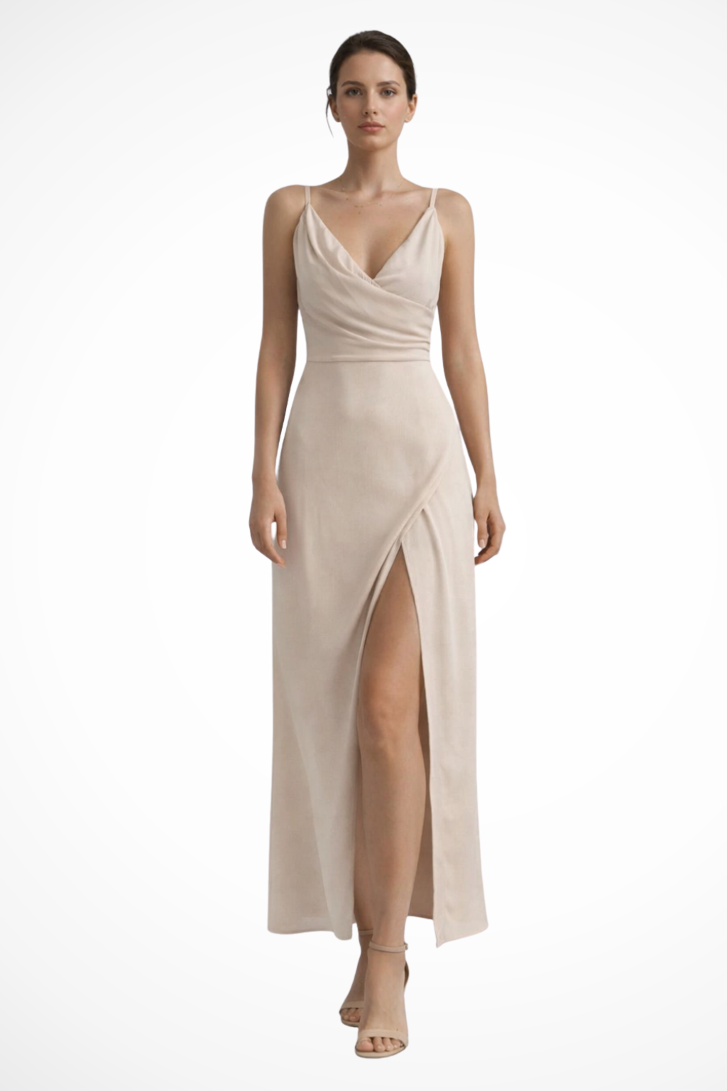 Mirabelle | Elegant Draped Wrap Maxi Dress