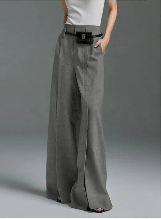 Seraphina | Elegant High Waisted Wide Leg Pants Women