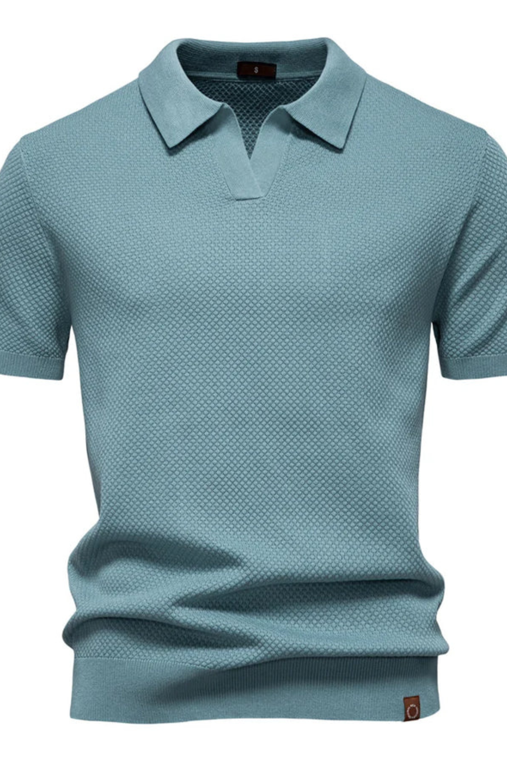 Theodore | Men's Classic Textured Knit Polo