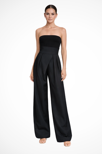 Valentina | High-Waist Wide-Leg Pleated Dress Trouser