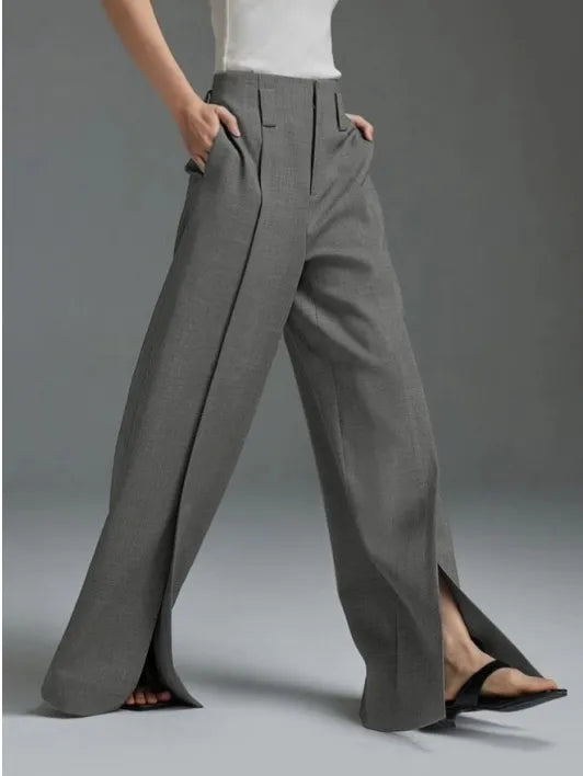 Seraphina | Elegant High Waisted Wide Leg Pants Women