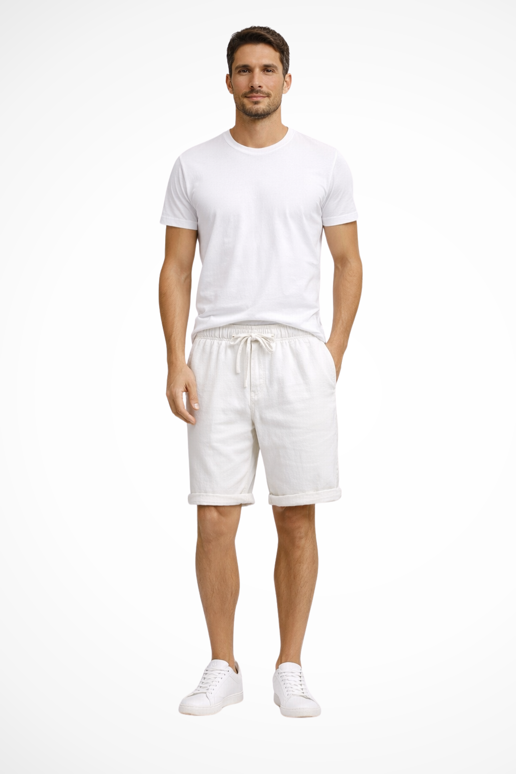 Harrison | Men's Casual Linen Drawstring Shorts