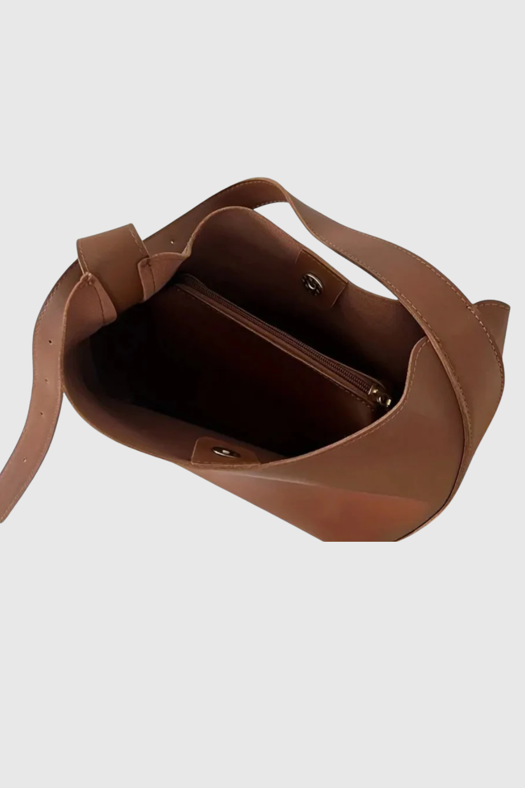 Isabelle | Slouchy Gold Buckle Shoulder Bag