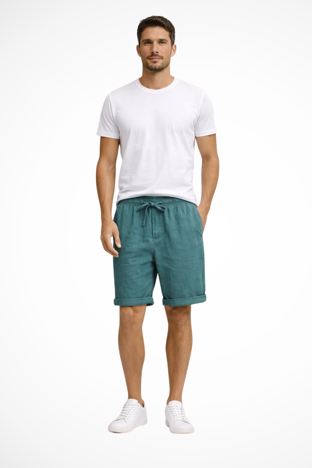 Harrison | Men's Casual Linen Drawstring Shorts