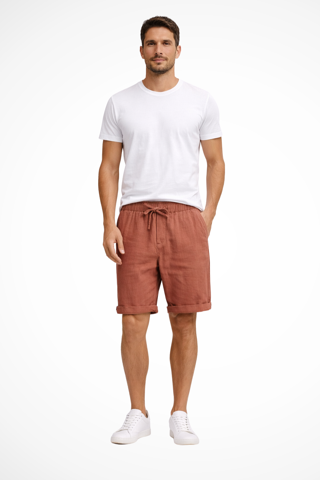 Harrison | Men's Casual Linen Drawstring Shorts