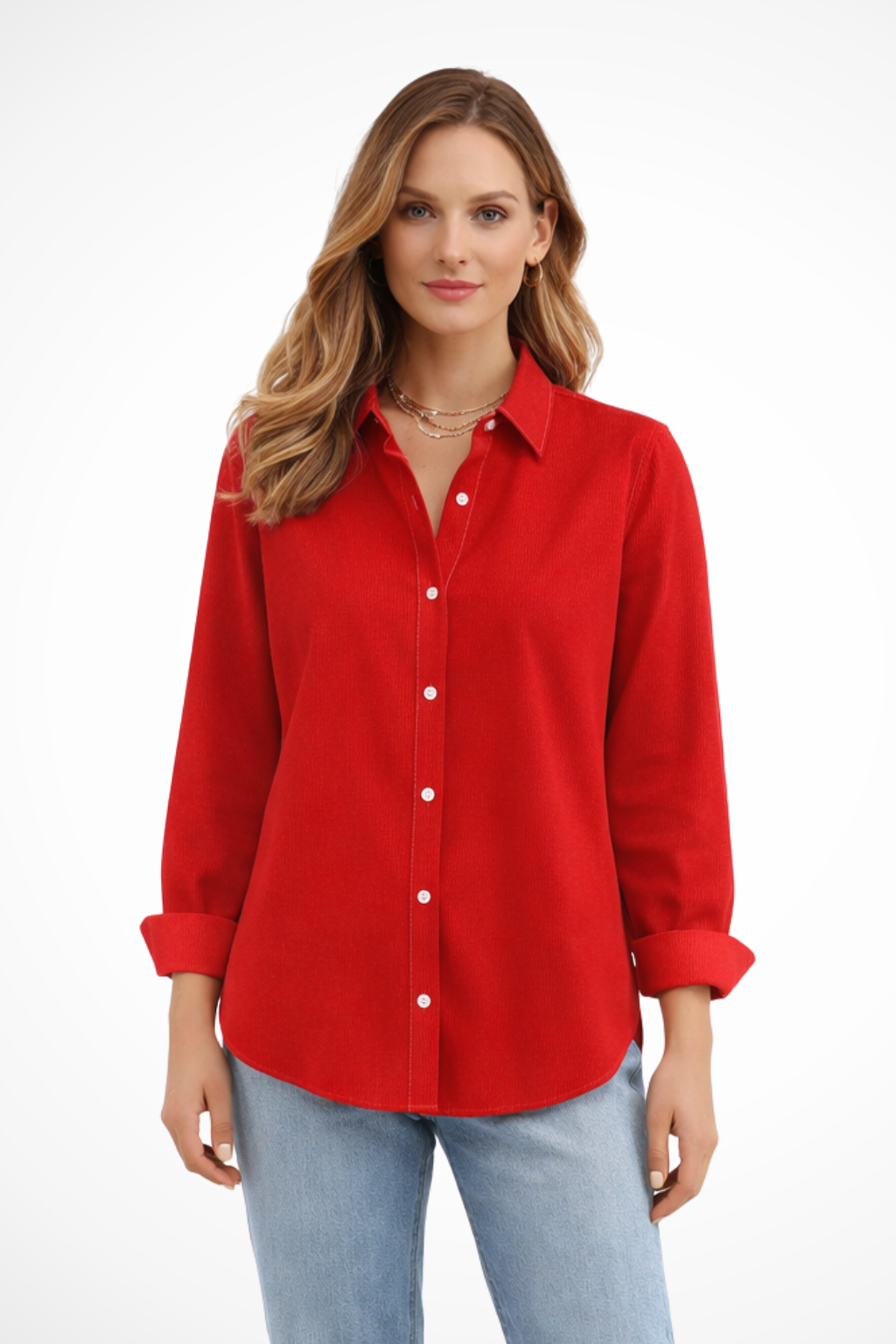Claribel | Elegant Classic Button Front Shirt