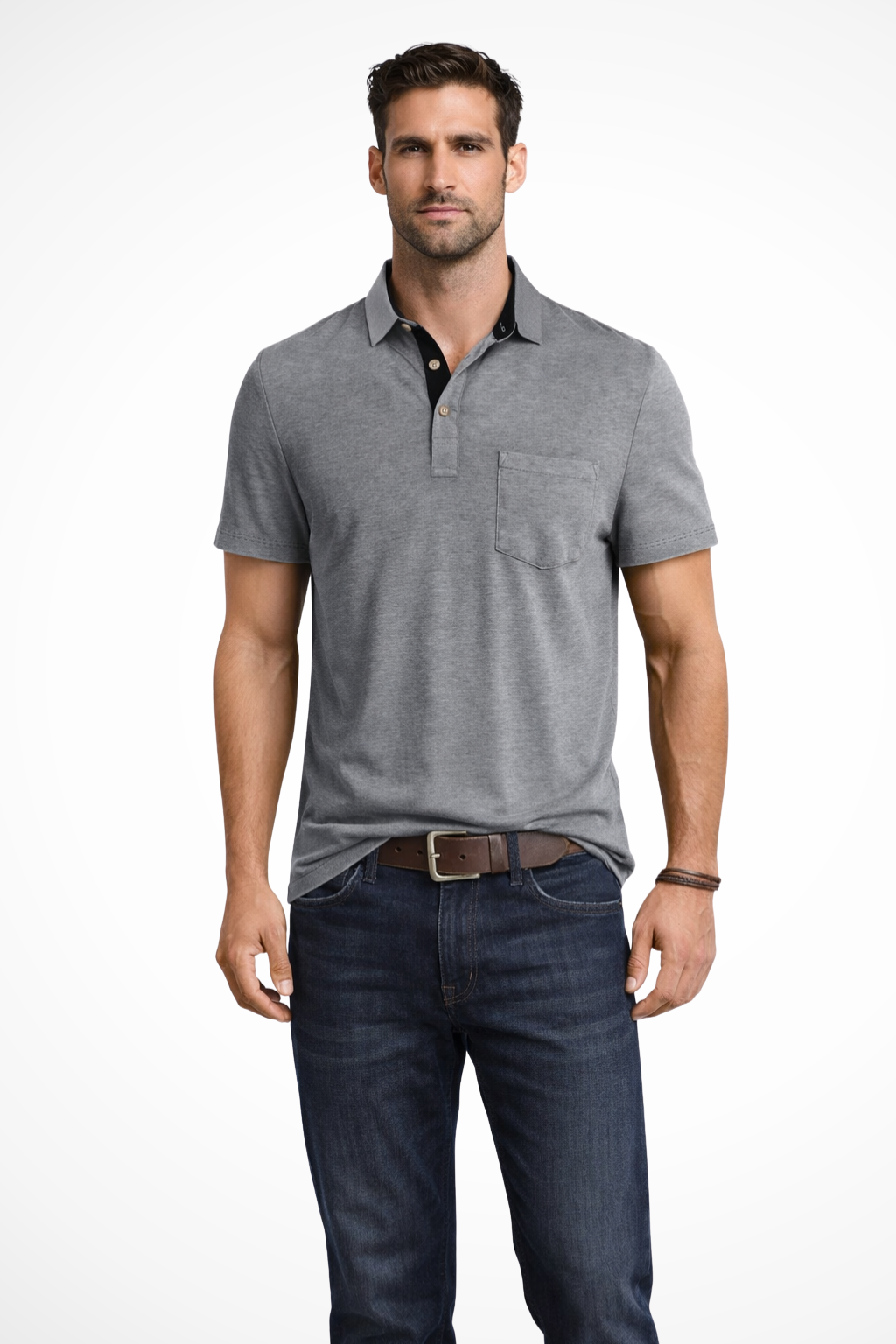 Nathaniel | Men's Classic Contrast Collar Polo Clothing