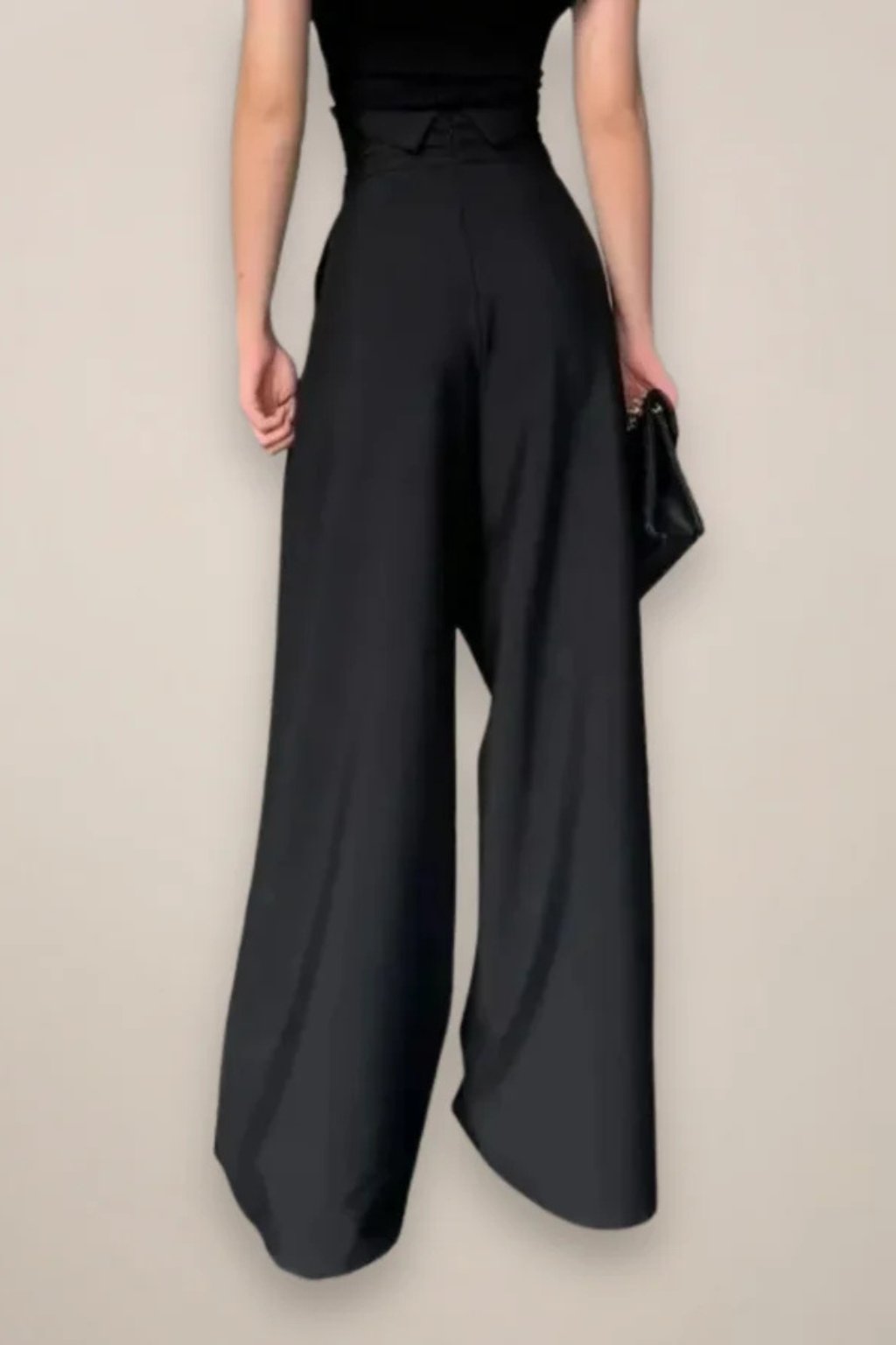 Valentina | High-Waist Wide-Leg Pleated Dress Trouser