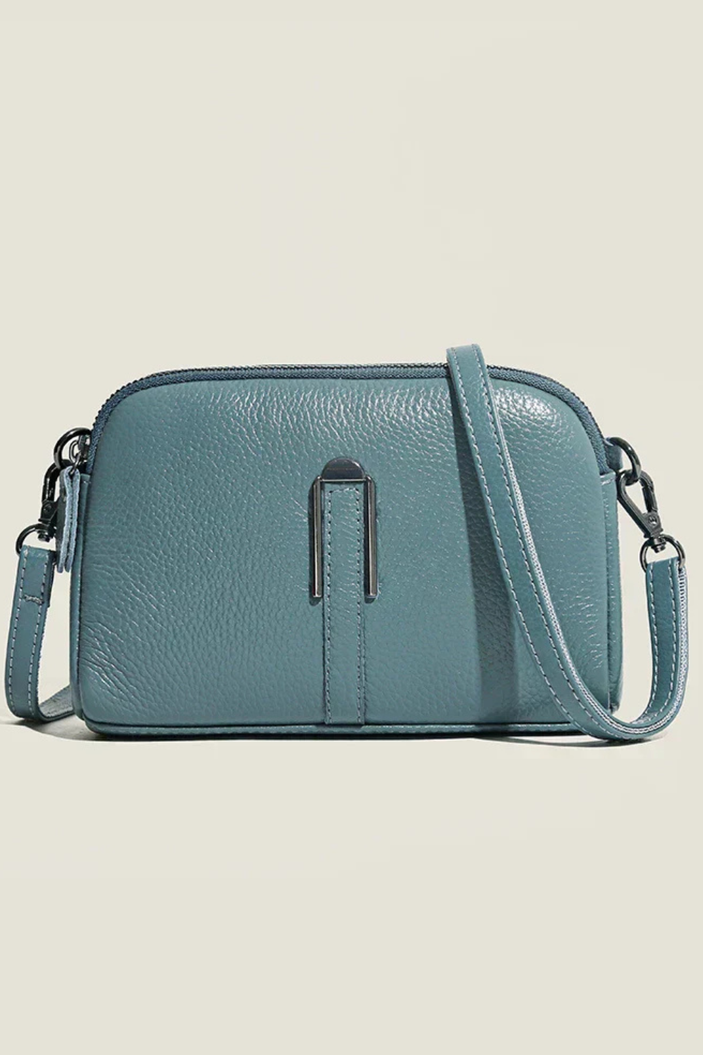 Isabelle | Compact Double Zip Cross Body Bag