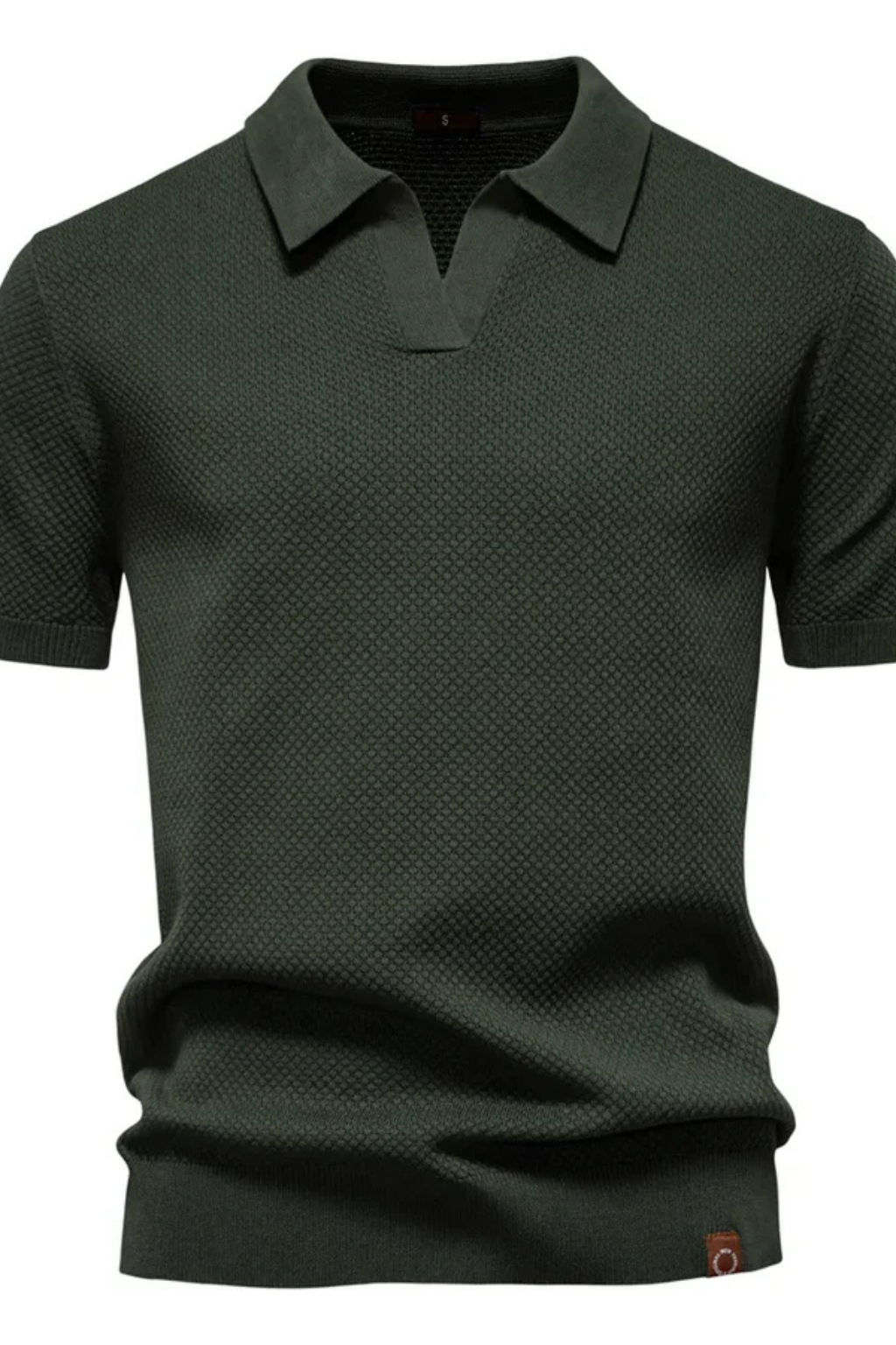 Theodore | Men's Classic Textured Knit Polo