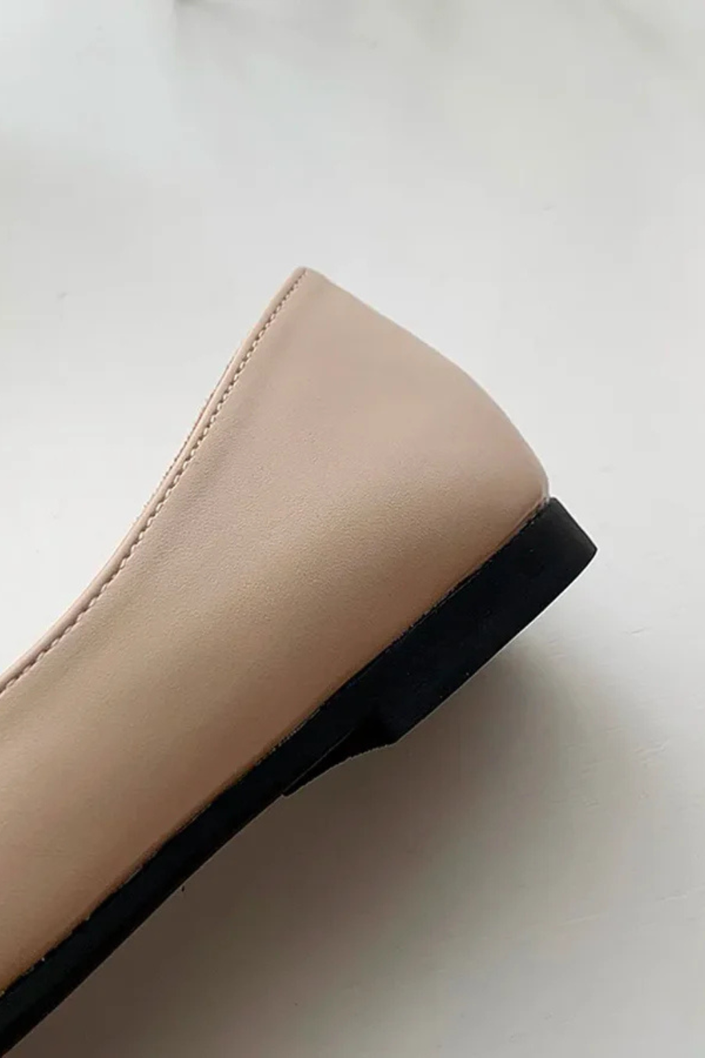 Seraphina | Elegant Pointed Toe Mixed Texture Flats