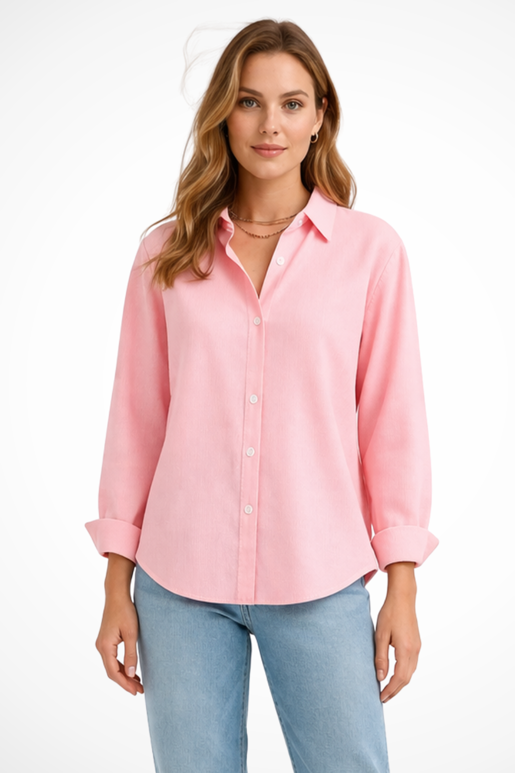 Claribel | Elegant Classic Button Front Shirt