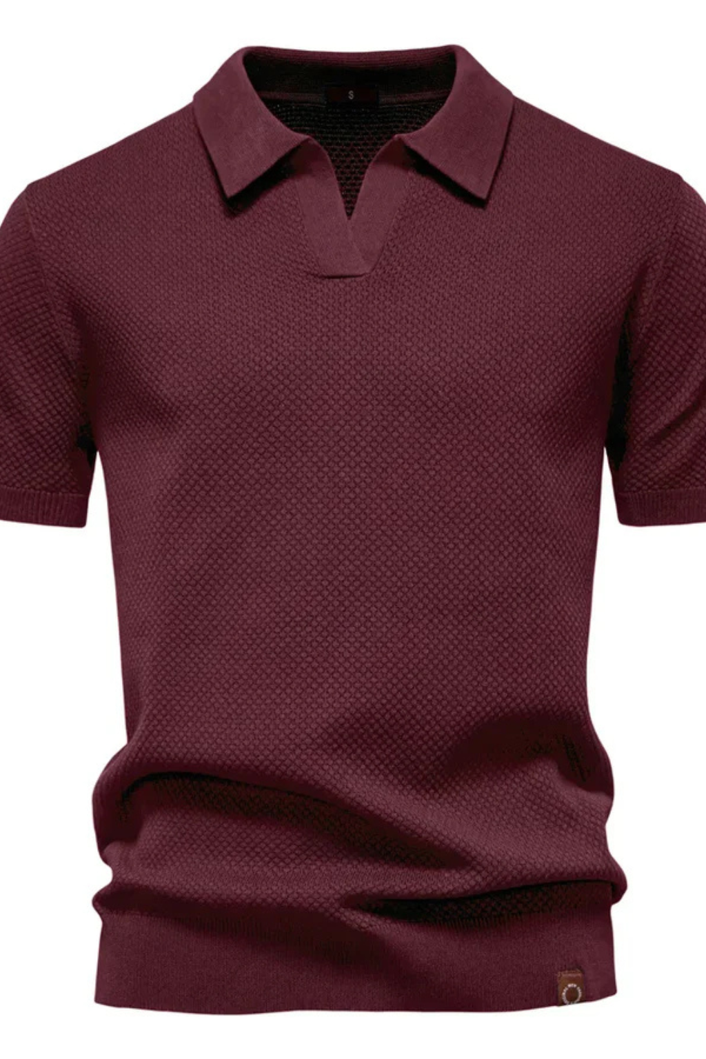 Theodore | Men's Classic Textured Knit Polo