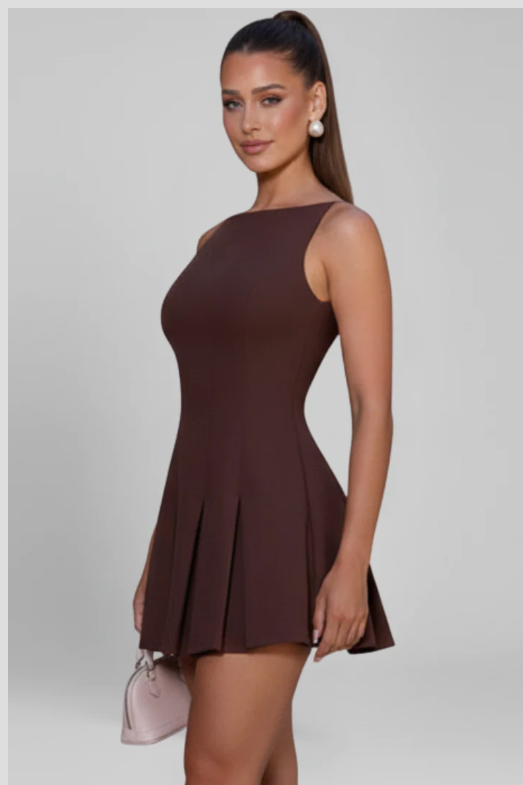 Seraphina | Elegant Sleeveless Pleated Mini Dress