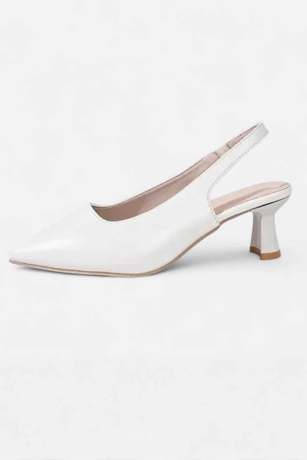 Rowella | Elegant Pointed Toe Slingback Kitten Heels