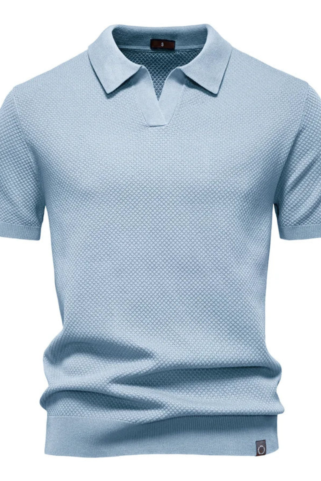 Theodore | Men's Classic Textured Knit Polo