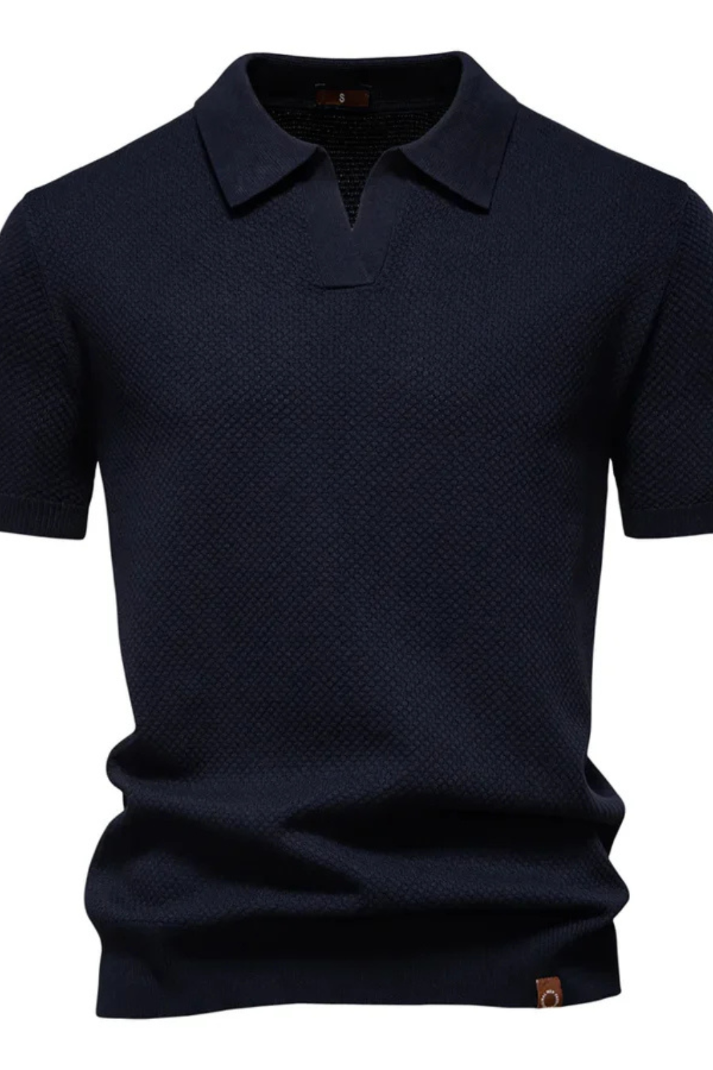 Theodore | Men's Classic Textured Knit Polo
