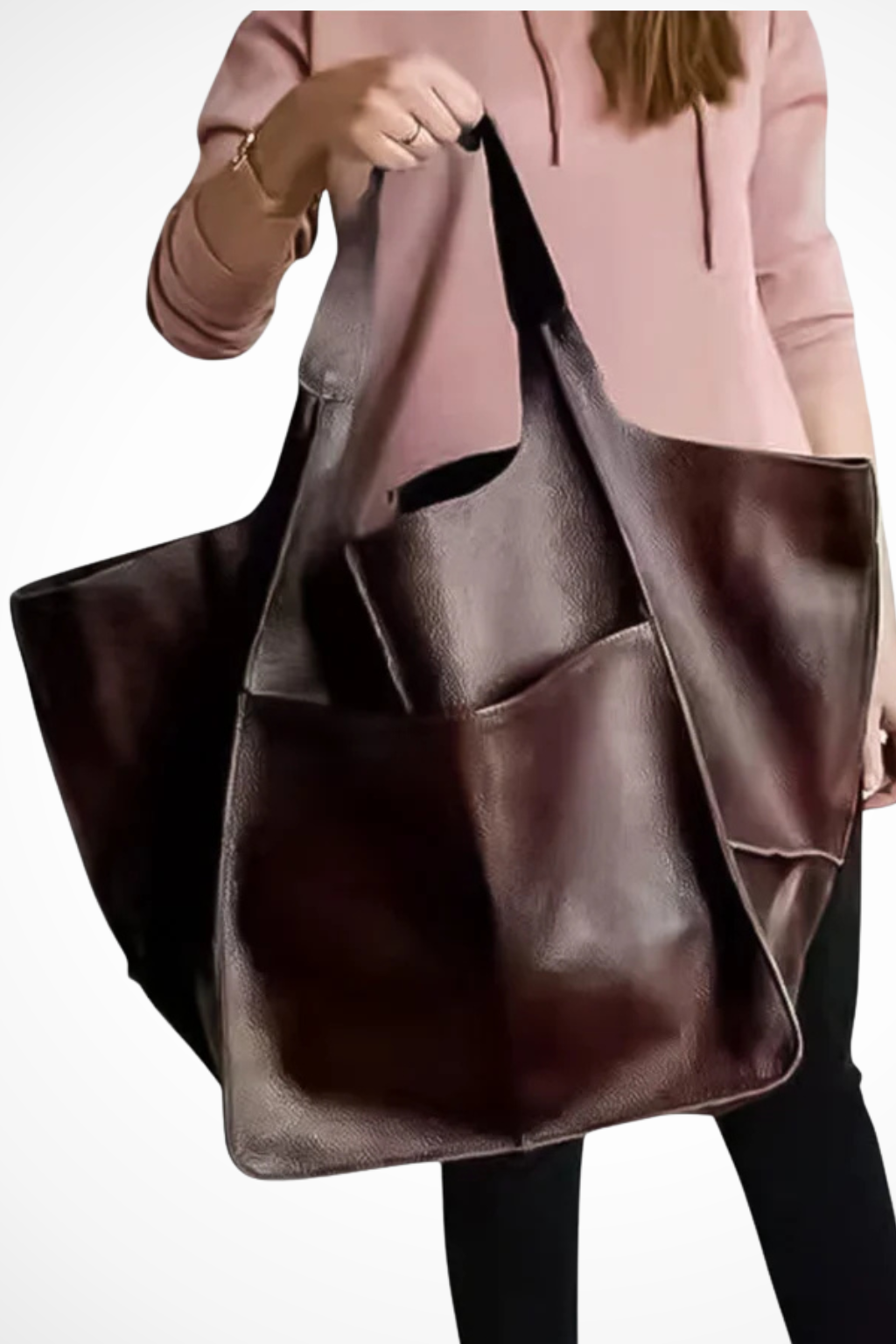 Celeste | Elegant Slouchy Leather Shopper Bag