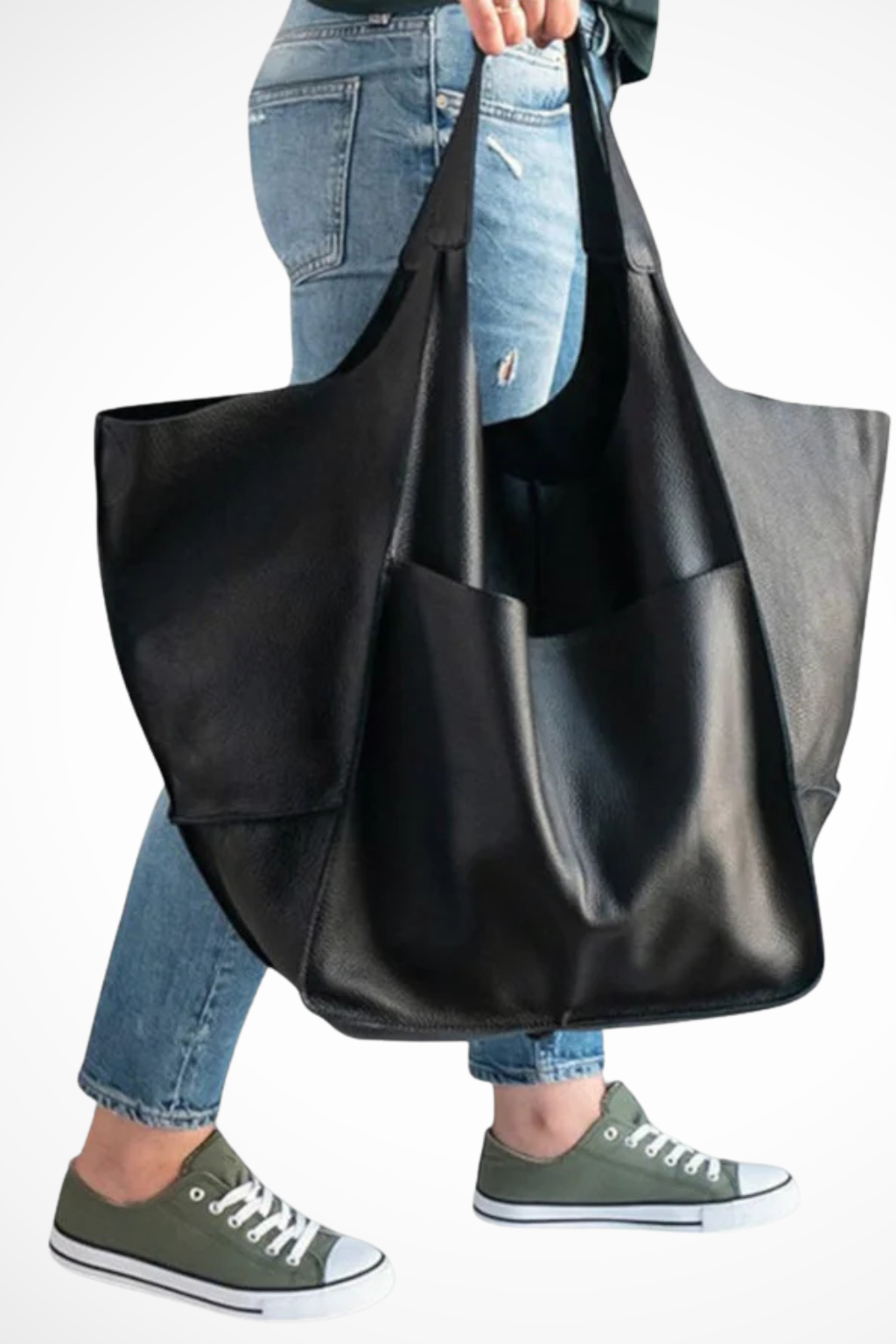 Celeste | Elegant Slouchy Leather Shopper Bag