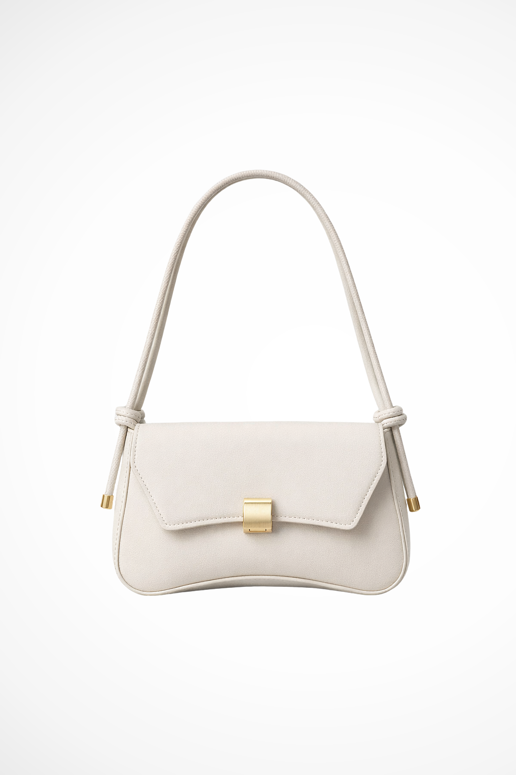 Isabelle | Elegant Flap Shoulder Bag with Gold Clasp