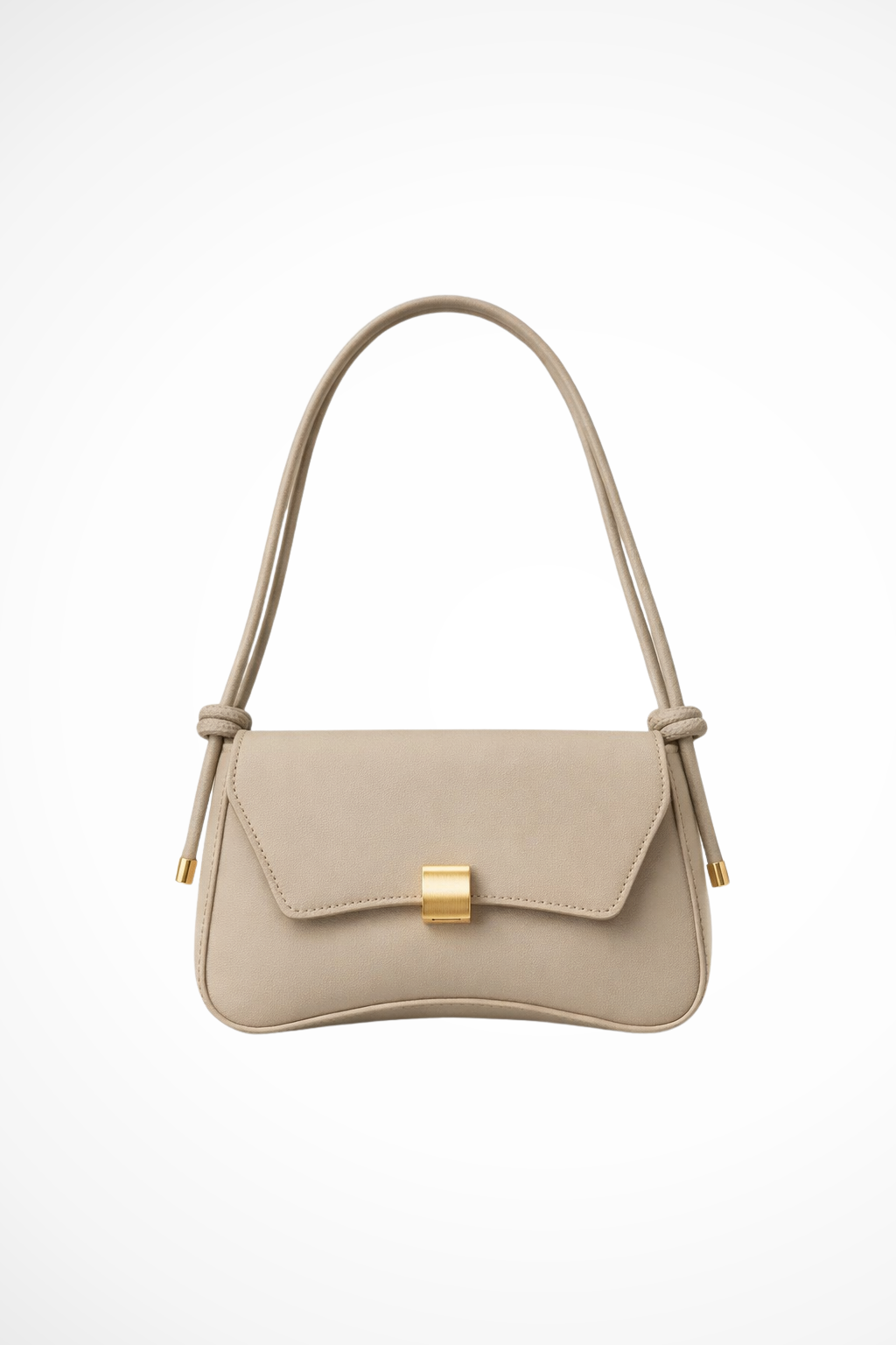 Isabelle | Elegant Flap Shoulder Bag with Gold Clasp