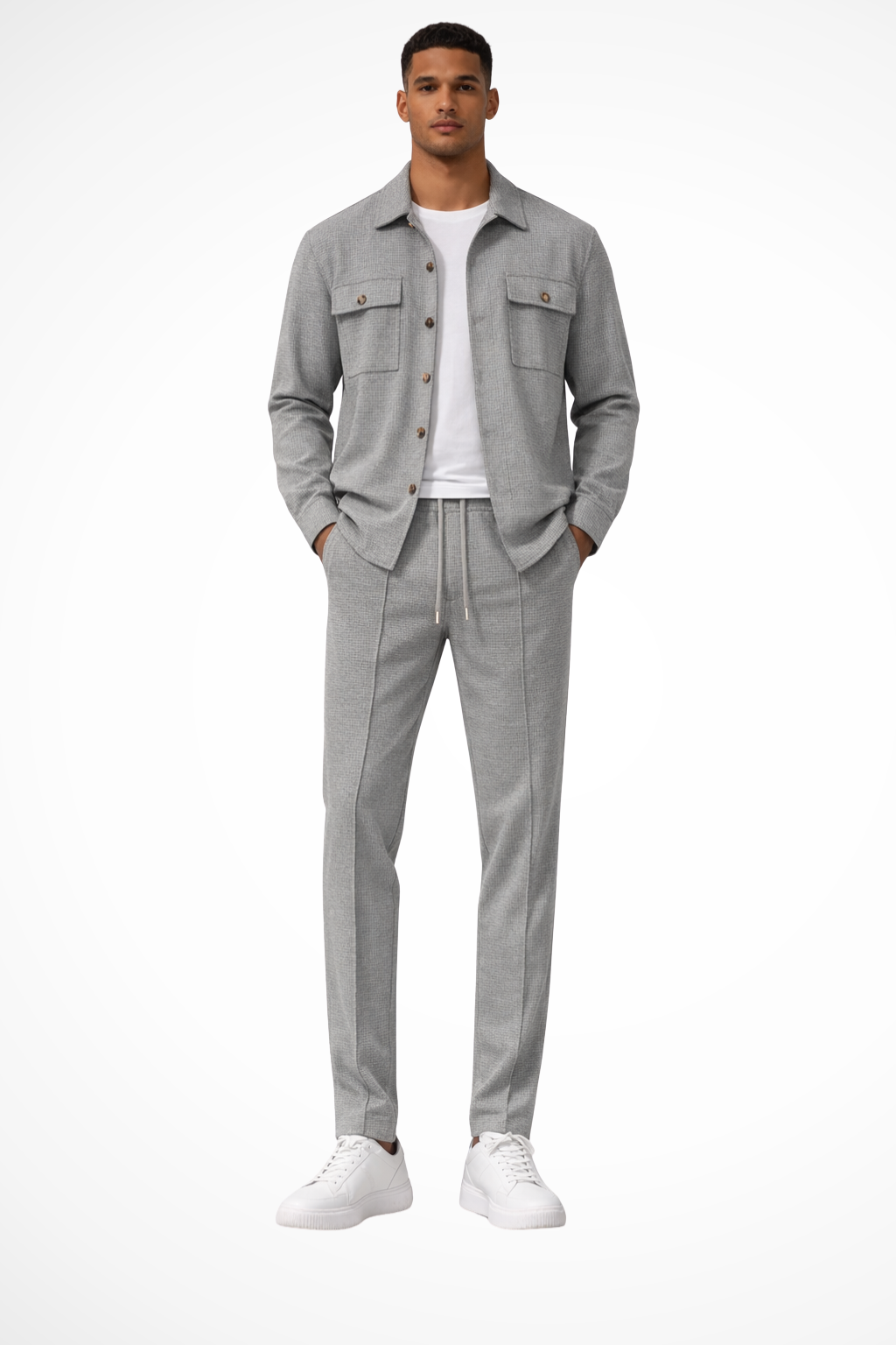 Marcus | Men's Casual Overshirt Two Piece Set