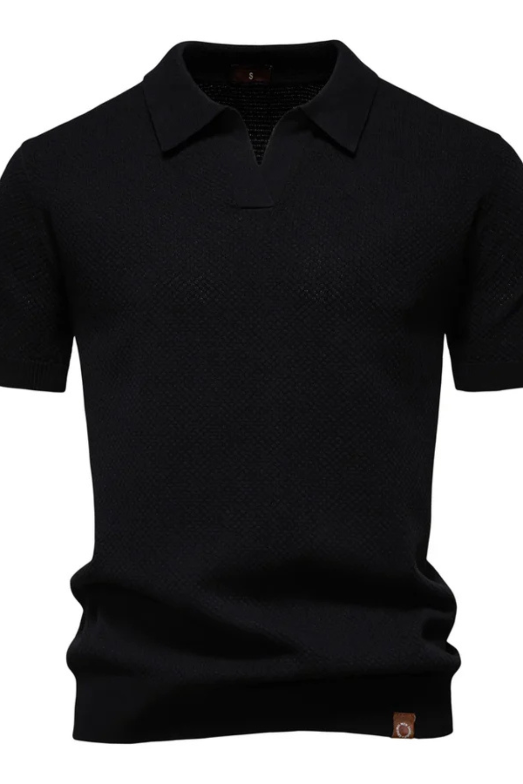 Theodore | Men's Classic Textured Knit Polo