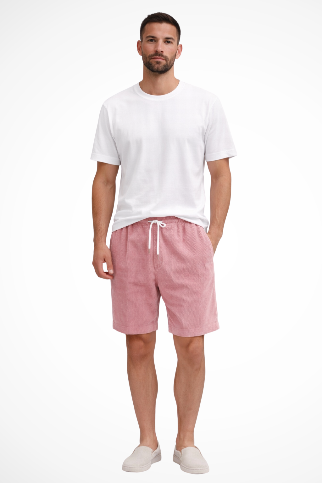 Benedict | Men's Relaxed Drawstring Corduroy Shorts