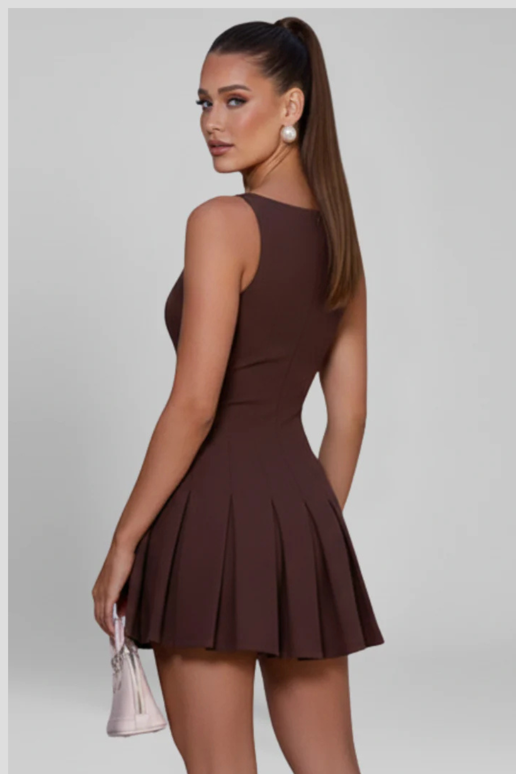 Seraphina | Elegant Sleeveless Pleated Mini Dress