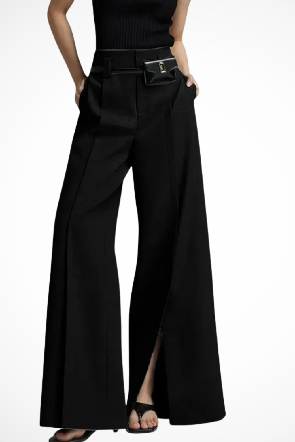 Seraphina | Elegant High Waisted Wide Leg Pants Women