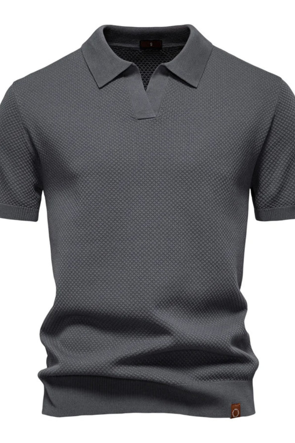 Theodore | Men's Classic Textured Knit Polo
