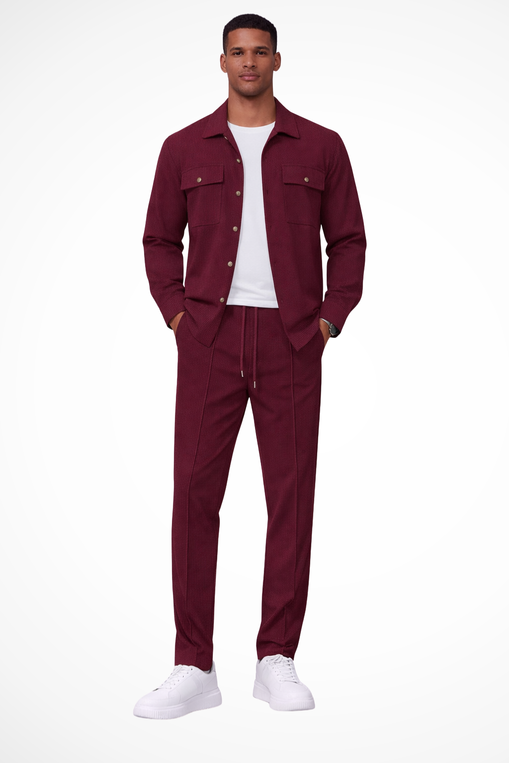 Marcus | Men's Casual Overshirt Two Piece Set