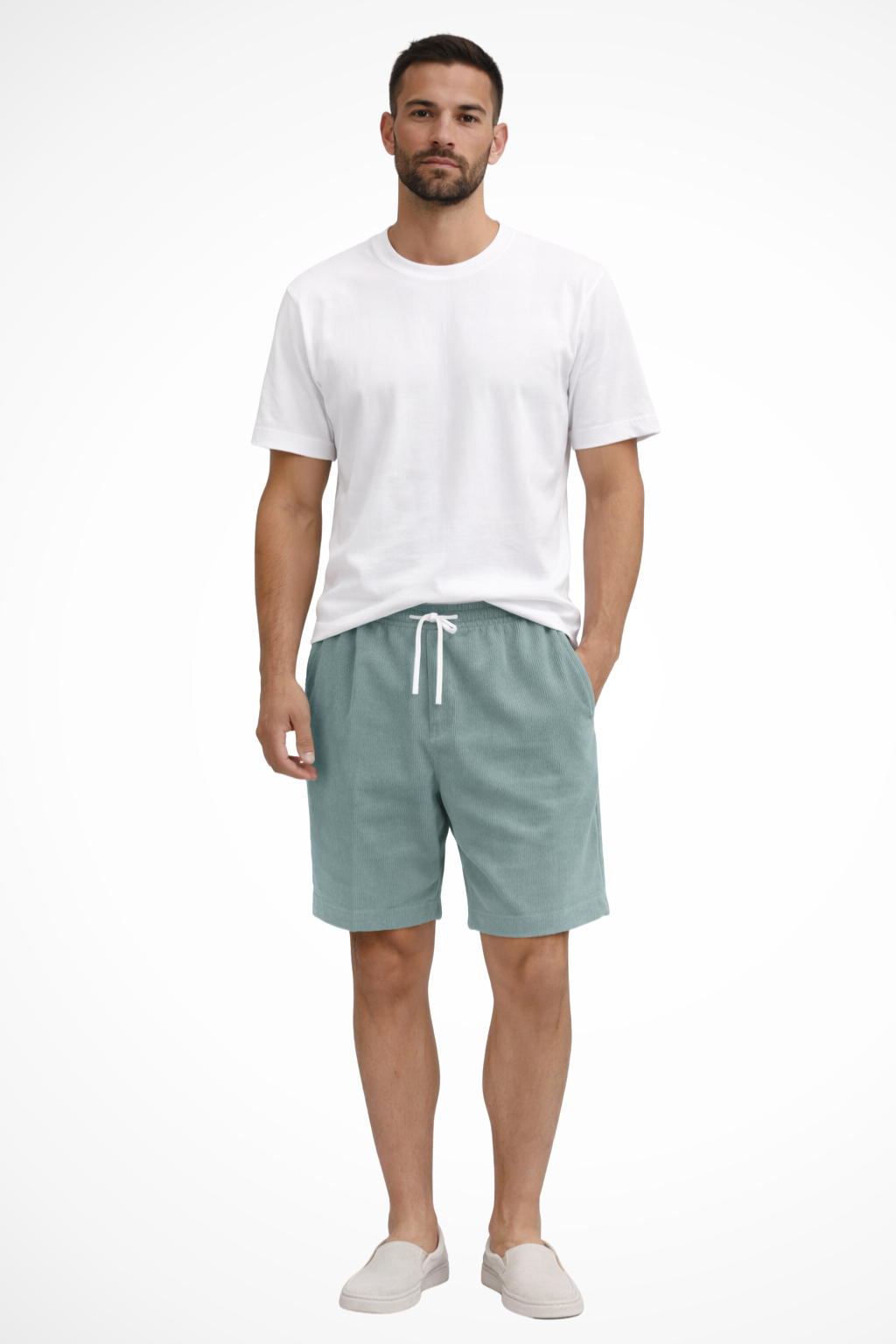 Benedict | Men's Relaxed Drawstring Corduroy Shorts