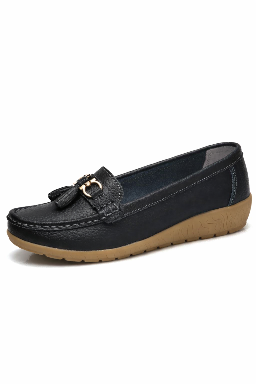 Cordelia | Elegant Tassel Detail Penny Loafers