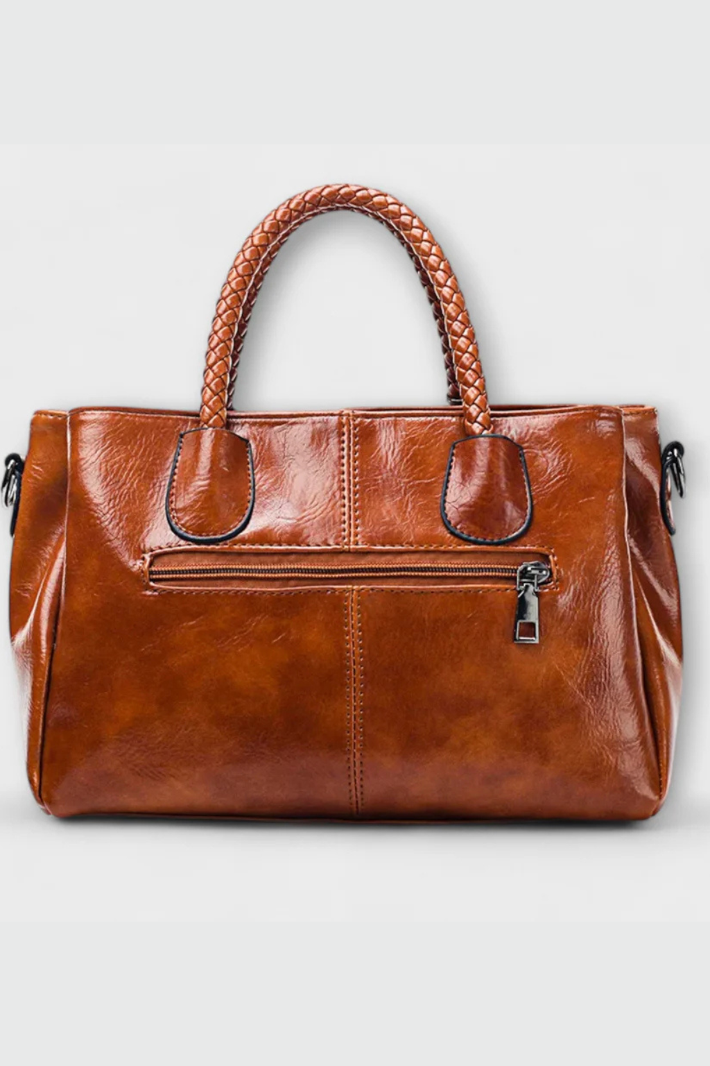 Isadora | Elegant Braided Handle Satchel Bag