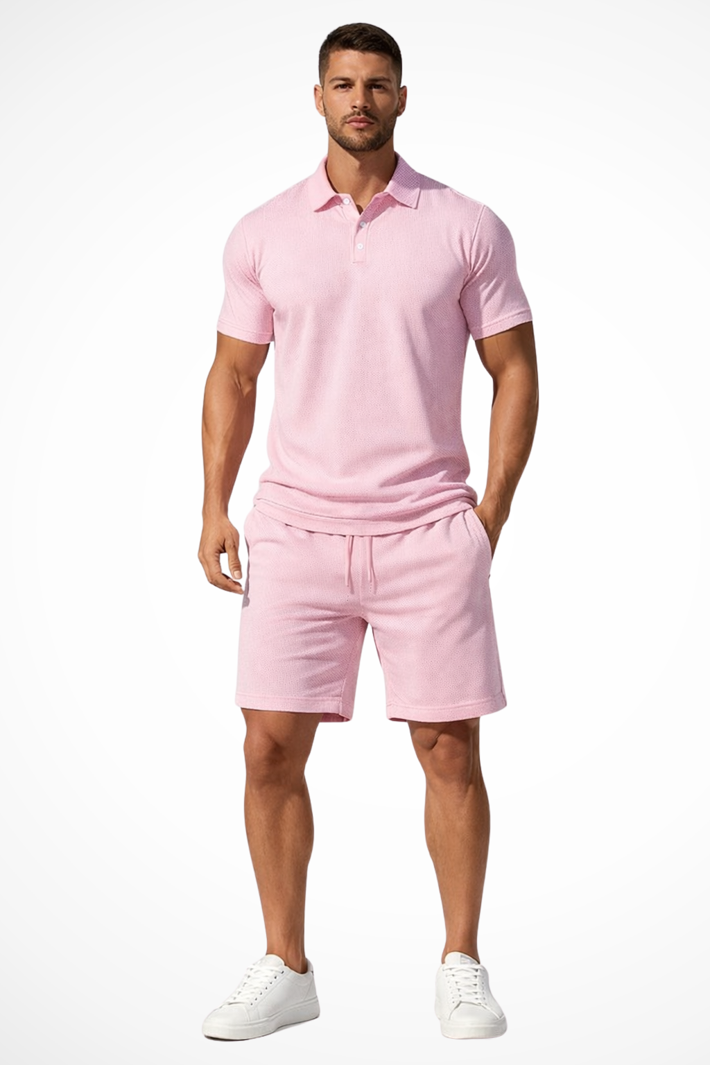 Marcus | Men's Essential Textured Two Piece Set