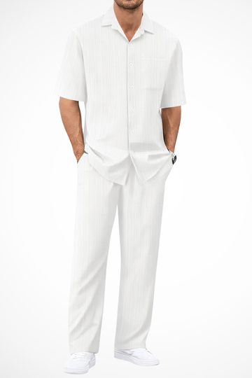 Nathaniel | Men's Essential Textured Two Piece Set