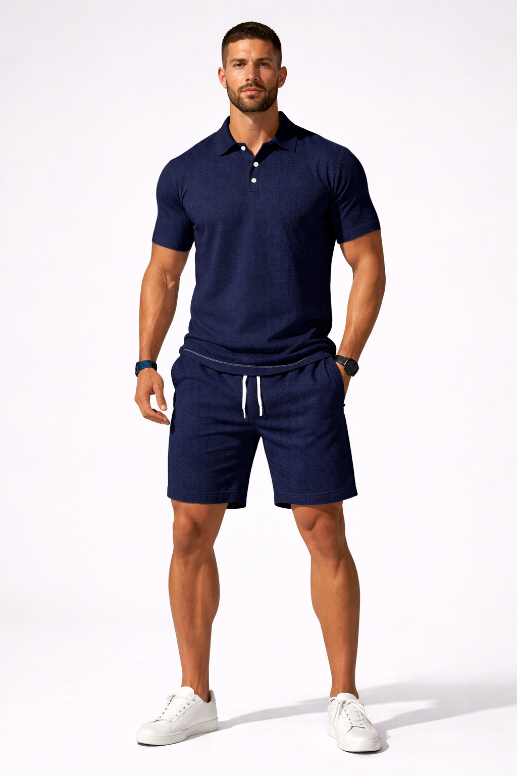 Marcus | Men's Essential Textured Two Piece Set